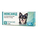 Моксамид спот-он S, для собак весом до 4 кг, № 3 Bioveta Чехия