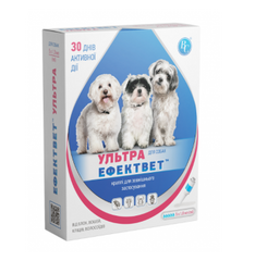Ефектвет Ультра краплі протипаразитарні для собак, 1 мл, 5 піпеток Ветсинтез, Україна