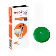 Бравекто таблетка от блох и клещей для собак весом от 4,5 до 10 кг, 250 мг MSD, США