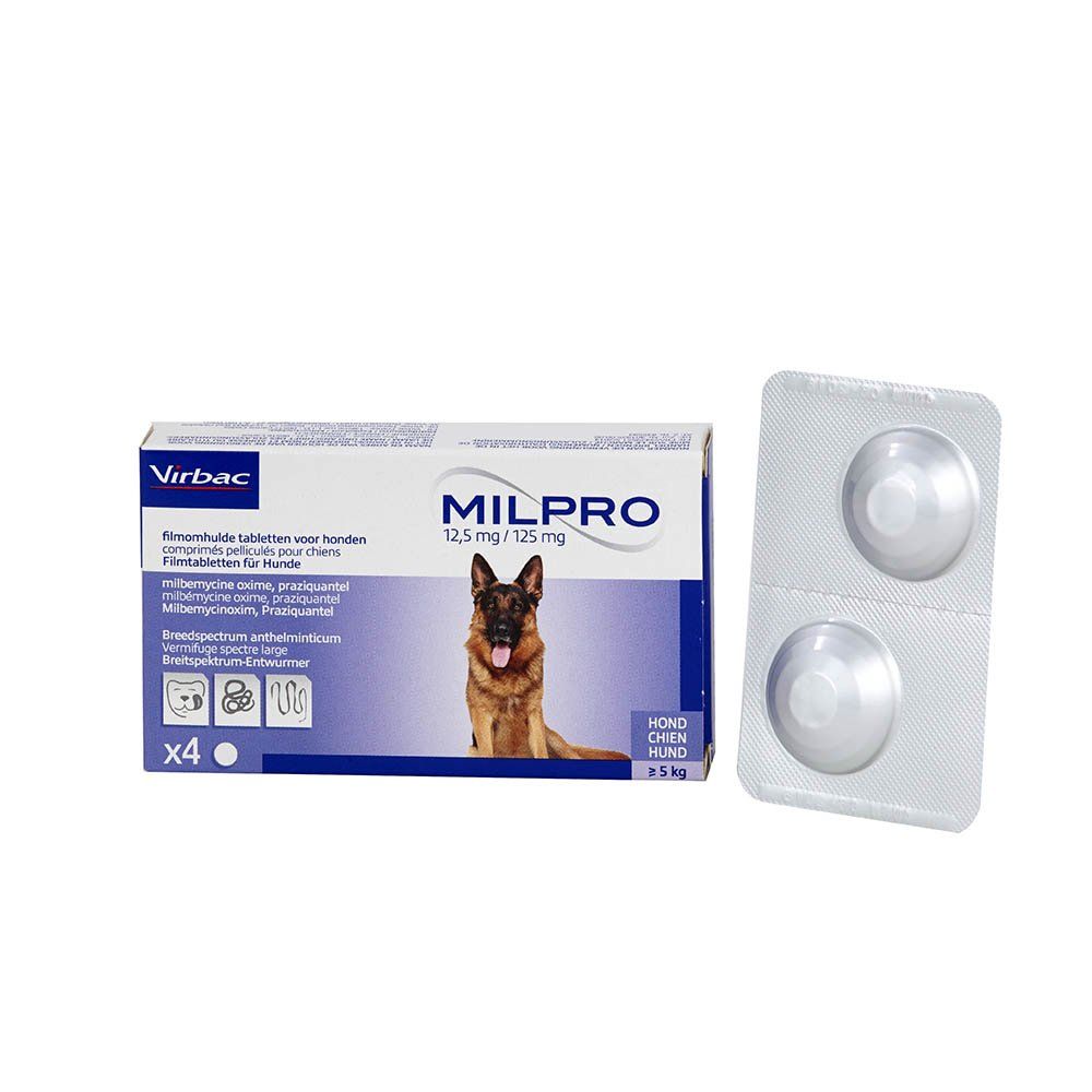 Milpro Milpro 12 5 Mg 125 Mg Dlya Sobak 5 25 Kg 4 Tabletki Virbak Franciya Kupit V Kieve Cena Opisanie Sostav Pokazaniya