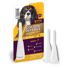 Голден Дефенс (Golden Defence) для собак 4 - 10 кг, 1 мл, 1 піпетка Медіпромтек Україна