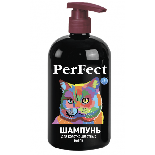 Шампунь PerFect для короткошерстих котів, 250 мл Ветсинтез Україна