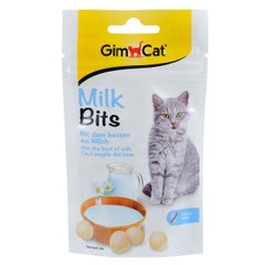 Ласощі GimCat для котів, MilkBits таблетки, 40 г Gimpet Німеччина