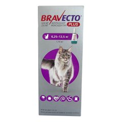 Бравекто плюс 500 мг для котов 6,25-12,5 кг_Акция MSD США