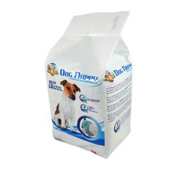 Подгузник для собак L, весом 6-10 кг, обхват 34-48 см, 10 шт Croci SPA Италия