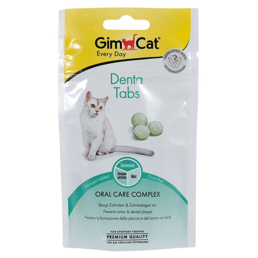 Витамины GimCat для кошек, Every Day Dental уход за зубами, 40 г Gimpet Германия