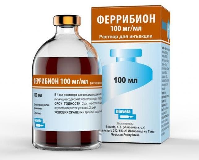 Феррибион 10%, 100 мл Bioveta Чехия