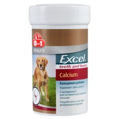 Вітаміни для собак 8in1 Excel Calcium з кальцієм і фосфором, 155 таб 8in1 Pet Products Німеччина