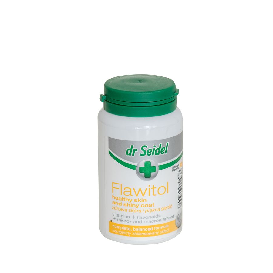 Флавитол (dr Seidel) витамины для здоровой кожи и красивой шерсти, 60 таб Laboratorium DermaPharm Польша