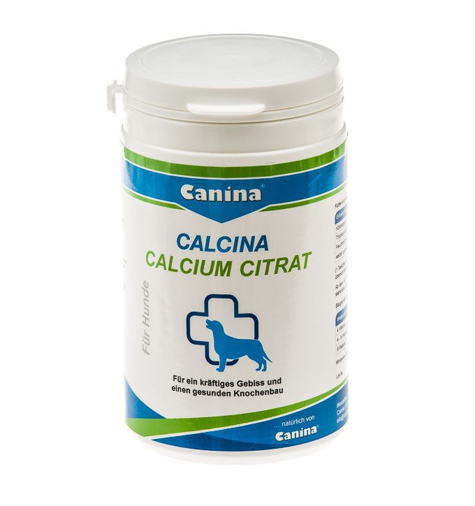 Вітаміни для собак Canina Calcium Citrat порошок з кальція цитратом, 125 г Canina pharma Німеччина