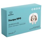 Ультра ПРО для собак до 4 кг, 0,5 мл, 1 піпетка НВД Україна