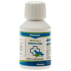 Вітаміни для котів та собак Canina PETVITAL Energy-Gel для швидкого відновлення, 100 мл Canina pharma Німеччина