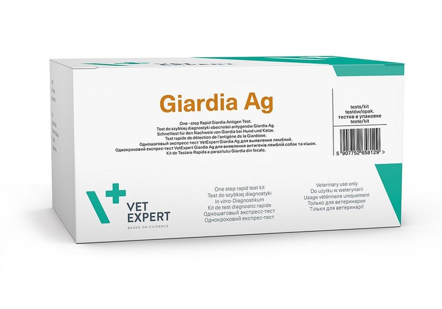 Экспресс-тест Giardia Ag, лямблии у собак и кошек, 10 шт VetExpert Польша
