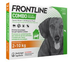 Фронтлайн Комбо (Frontline Combo) краплі на холку для собак 2-10 кг (S), № 3 Boehringer Ingelheim Німеччина